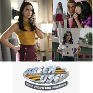 RIVERDALE PROP WARDROBE DROPPING SOON CAMILA MENDES MADELAINE PETSCH POPS GLASS